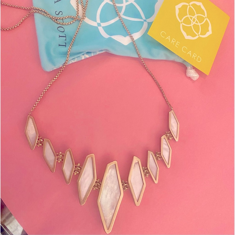 Retired - Kendra Scott Statement - Rose Gold/Ivory Mother of Pearl